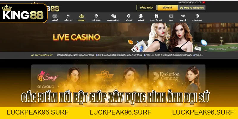 Đại Sứ Thương Hiệu KING88 Ghi Dấu Với Sự Chuyên Nghiệp - luckpeak96.surf